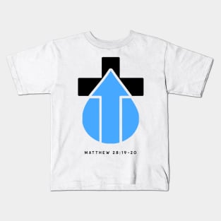 Baptism Cross Arrow Kids T-Shirt